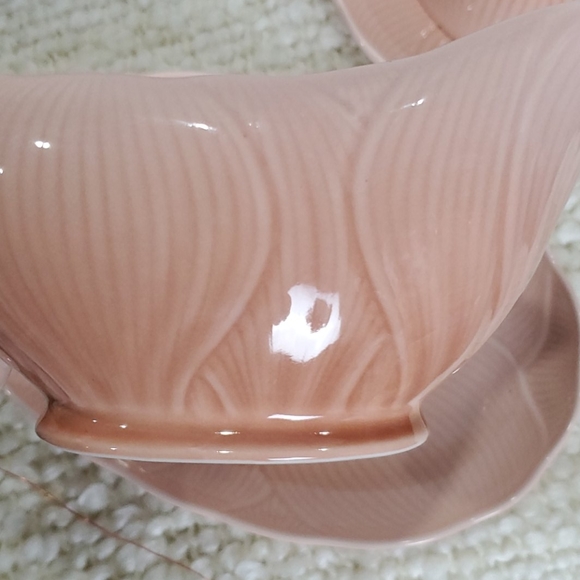 Vintage MIKASA gravy boat and butter dish - Picture 3 of 11